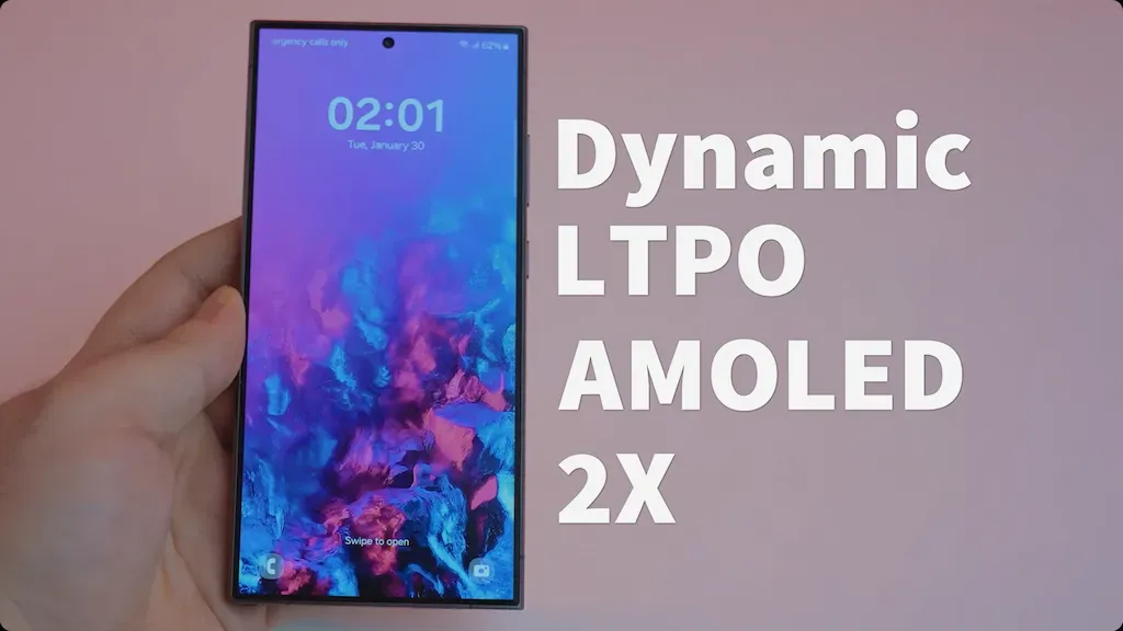 اس 24 اولترا با صفحه نمایش Dynamic LTPO AMOLED